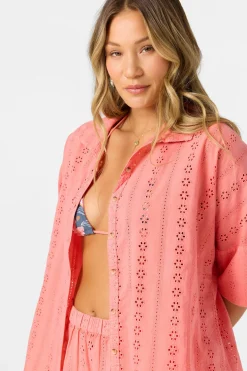 Swim Cover-Ups^O'Neill Olivia Top - | porcelain rose