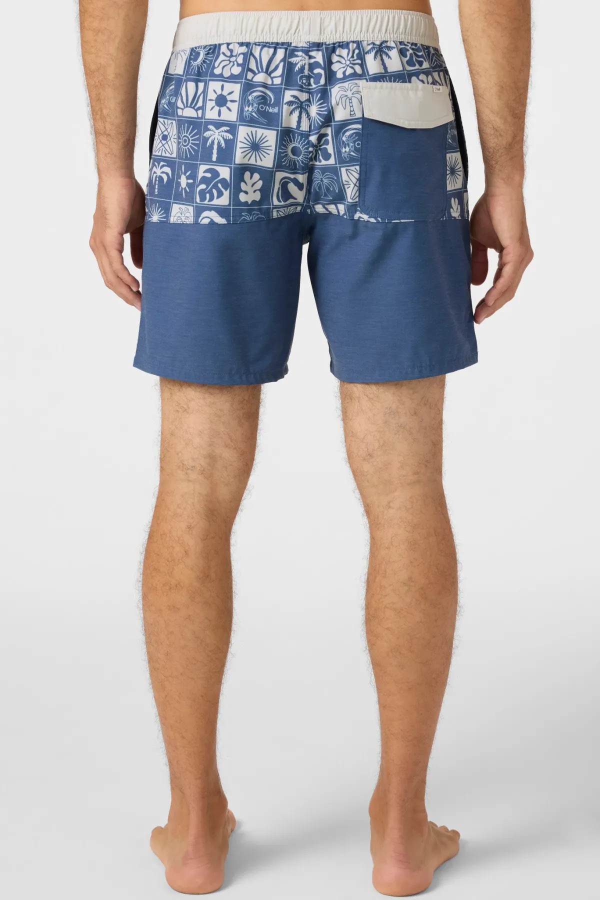Short Length^O'Neill O'Riginals Block 17" Swim Trunks Trunks - | vn indigo