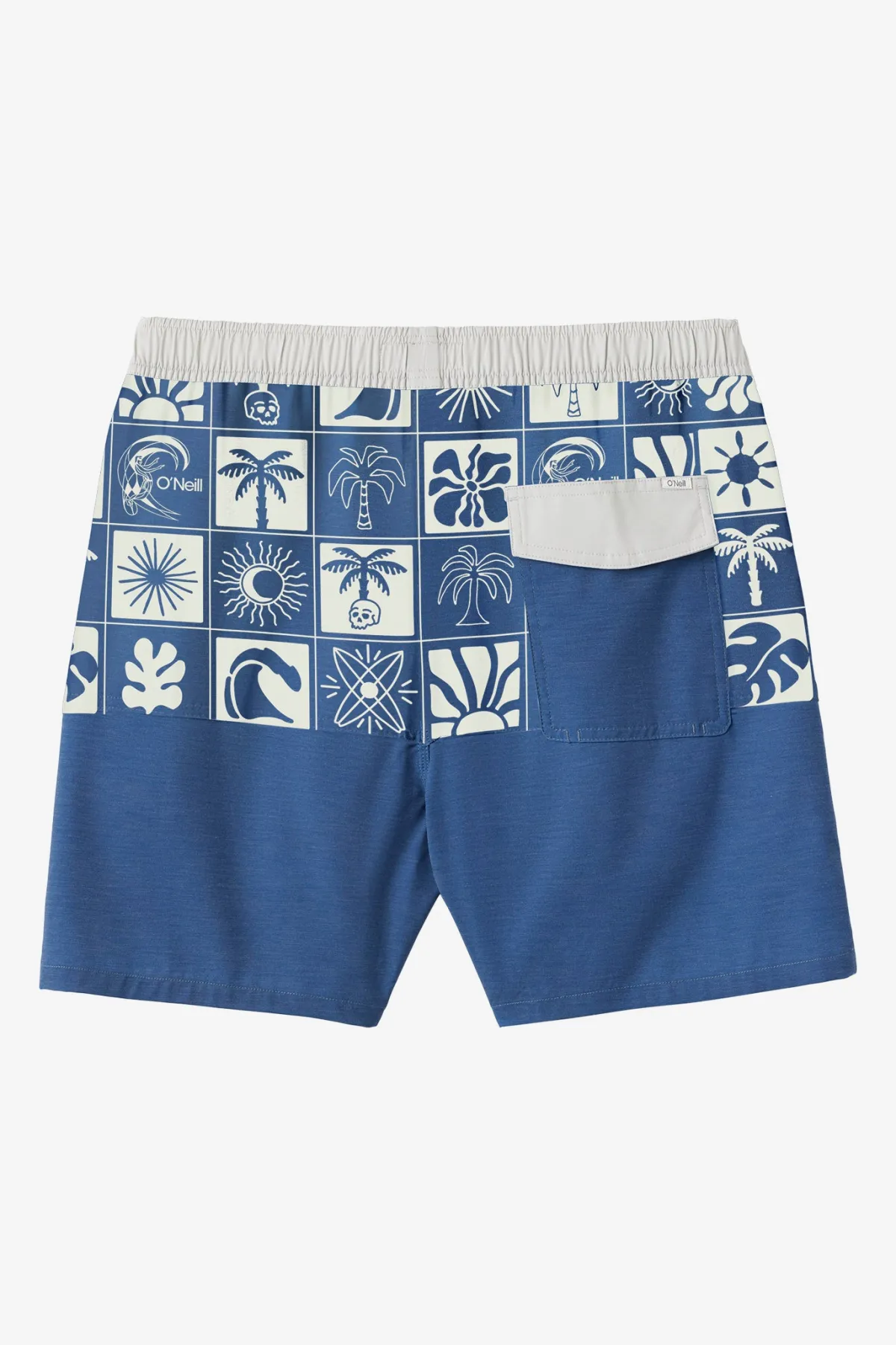 Short Length^O'Neill O'Riginals Block 17" Swim Trunks Trunks - | vn indigo