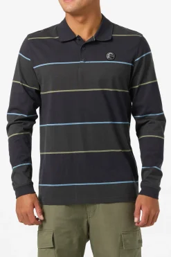 Shirts & Flannels^O'Neill O'Riginals Cassidy Ls Knit Polo Standard Fit Polo - | black