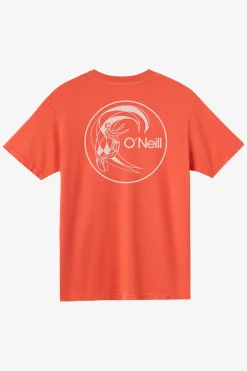 Tees & Tanks^O'Neill O'Riginals Circle Surfer Relaxed Fit Tee - | burnt sienna