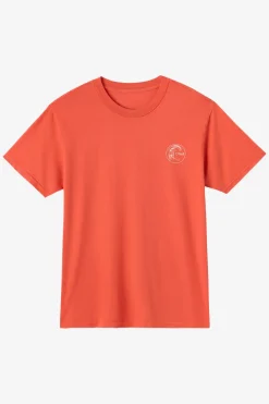 Tees & Tanks^O'Neill O'Riginals Circle Surfer Relaxed Fit Tee - | burnt sienna