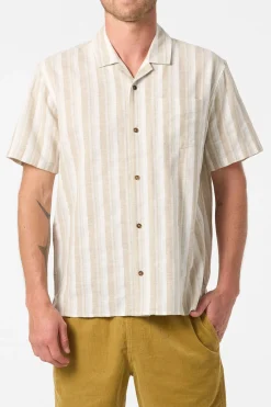 O'Riginals Collection^O'Neill O'Riginals Dobby Standard Woven Shirt Standard Fit Shirt - | lt khaki