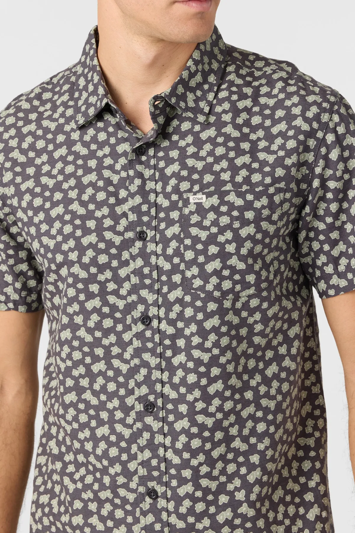 Shirts & Flannels^O'Neill O'Riginals Eco Print Standard Standard Fit Shirt - | graphite 2
