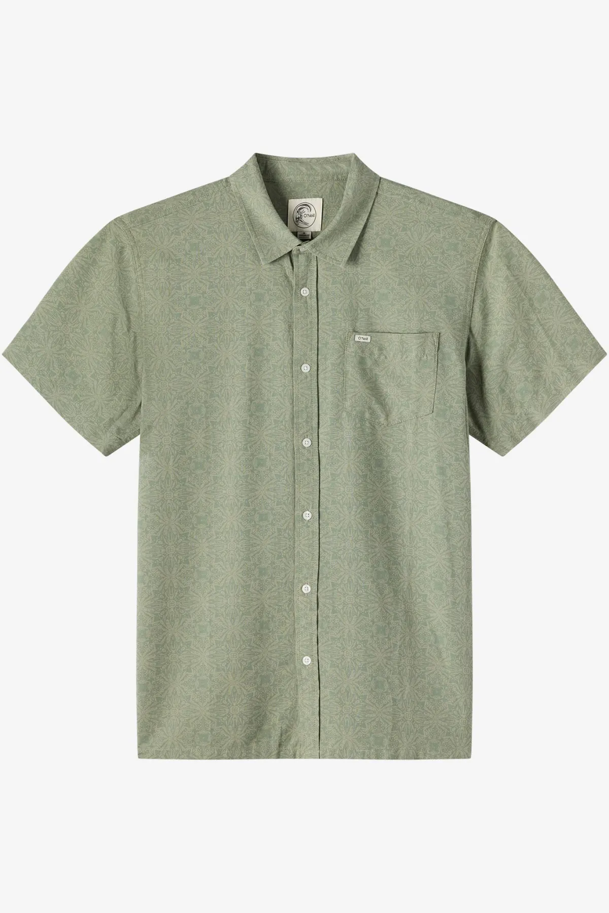 Shirts & Flannels^O'Neill O'Riginals Eco Print Standard Standard Fit Shirt - | clover