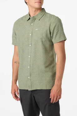 Shirts & Flannels^O'Neill O'Riginals Eco Print Standard Standard Fit Shirt - | clover