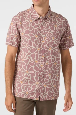 Shirts & Flannels^O'Neill O'Riginals Eco Print Standard Standard Fit Shirt - | grape shake