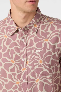 Shirts & Flannels^O'Neill O'Riginals Eco Print Standard Standard Fit Shirt - | grape shake
