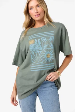 New Arrivals|Graphic Tees & Tanks^O'Neill O'Riginals Elements Oversized Tee - | balsam green