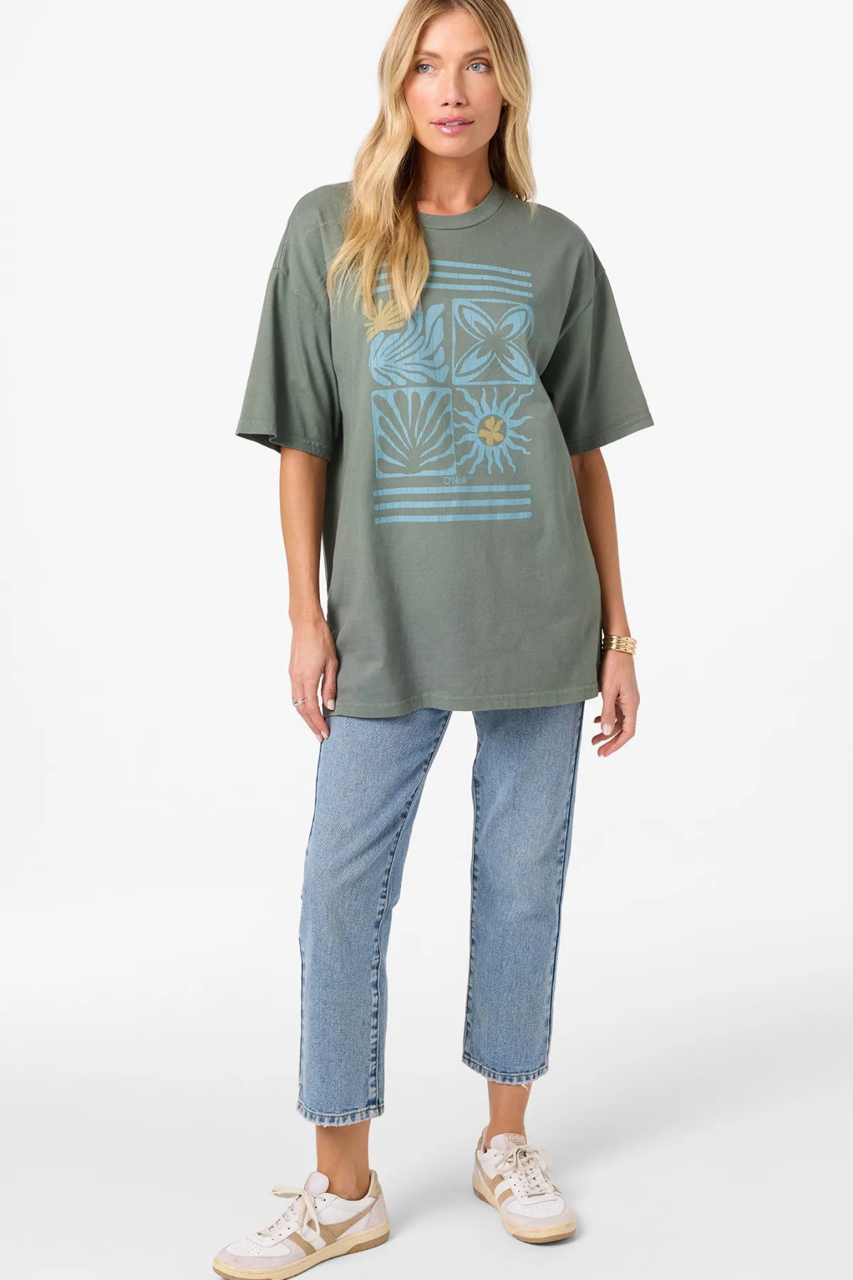 New Arrivals|Graphic Tees & Tanks^O'Neill O'Riginals Elements Oversized Tee - | balsam green
