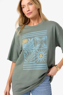 New Arrivals|Graphic Tees & Tanks^O'Neill O'Riginals Elements Oversized Tee - | balsam green