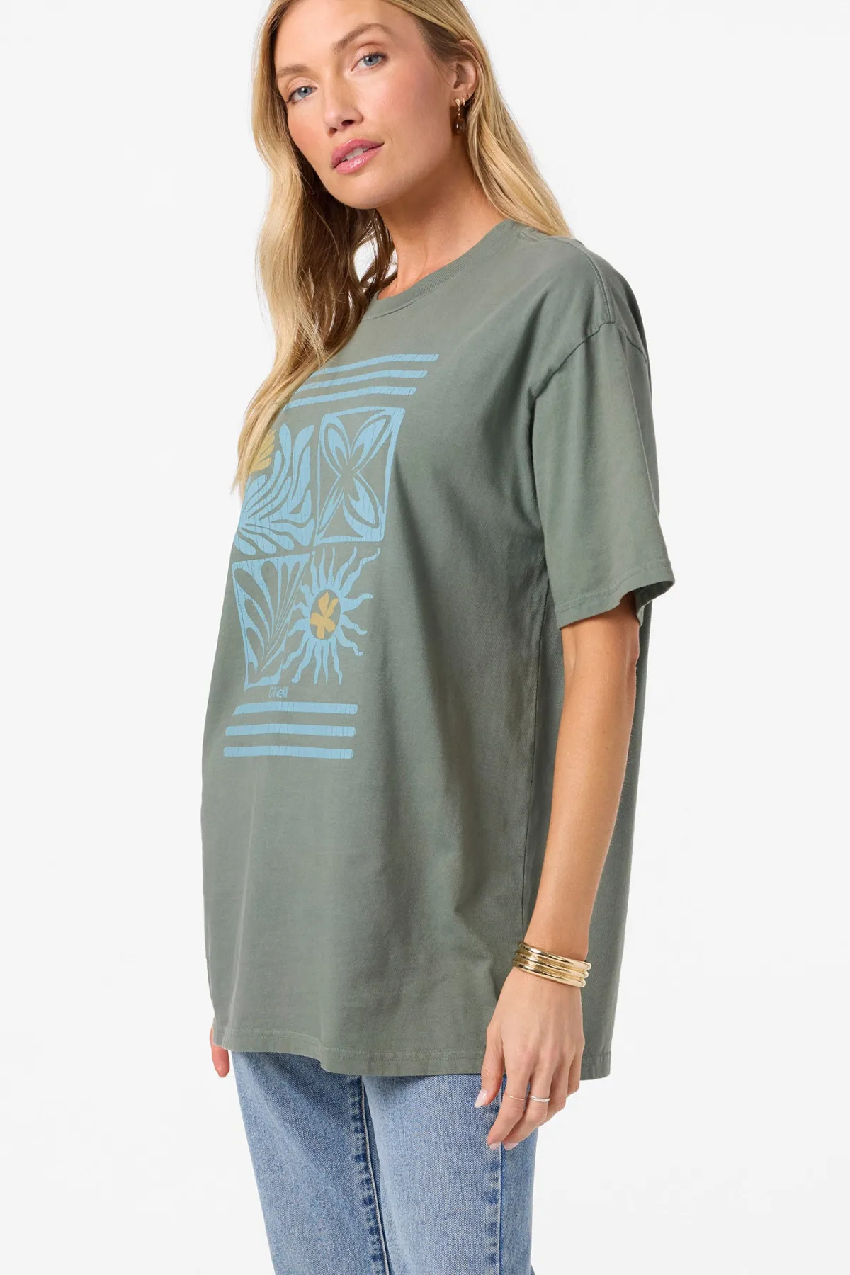 New Arrivals|Graphic Tees & Tanks^O'Neill O'Riginals Elements Oversized Tee - | balsam green