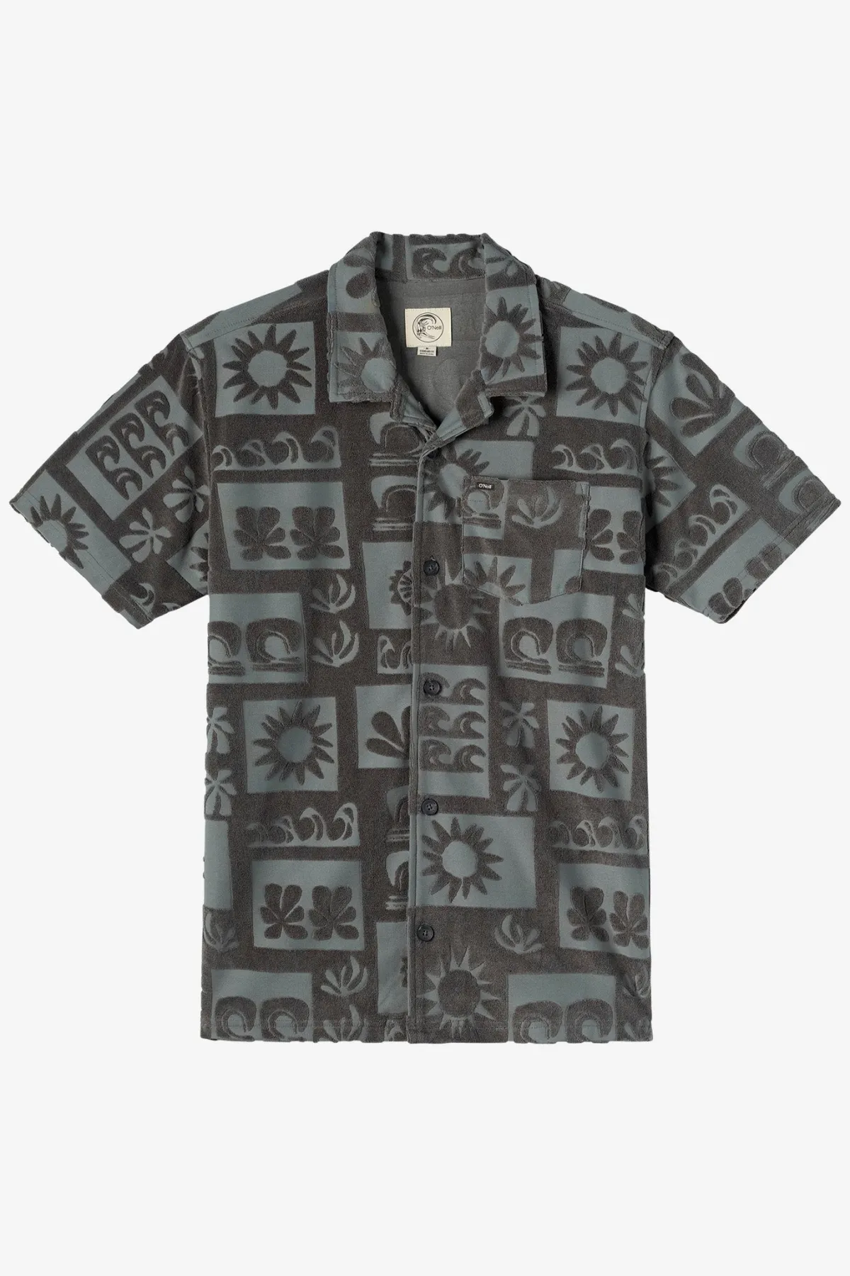 Shirts & Flannels^O'Neill O'Riginals Era Jacquard Knit Standard Standard Fit Shirt - | graphite