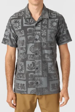 Shirts & Flannels^O'Neill O'Riginals Era Jacquard Knit Standard Standard Fit Shirt - | graphite