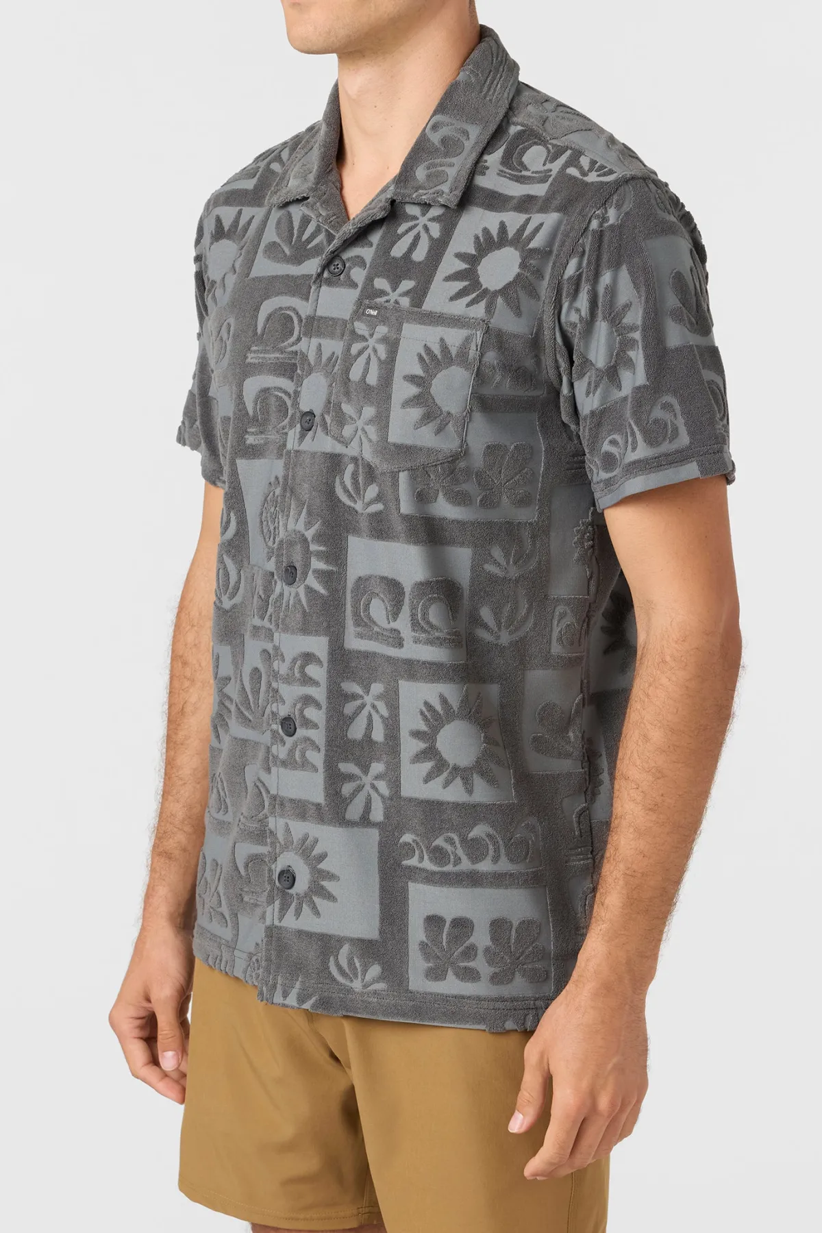 Shirts & Flannels^O'Neill O'Riginals Era Jacquard Knit Standard Standard Fit Shirt - | graphite