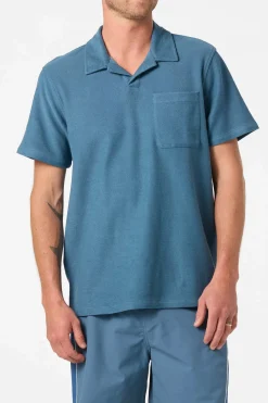 New Arrivals^O'Neill O'Riginals Knit Standard Fit Shirt blue fusion