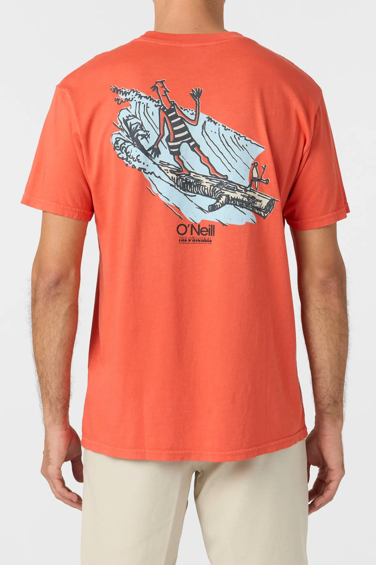 Tees & Tanks^O'Neill O'Riginals Lo'riginals Relaxed Fit Tee - | burnt sienna
