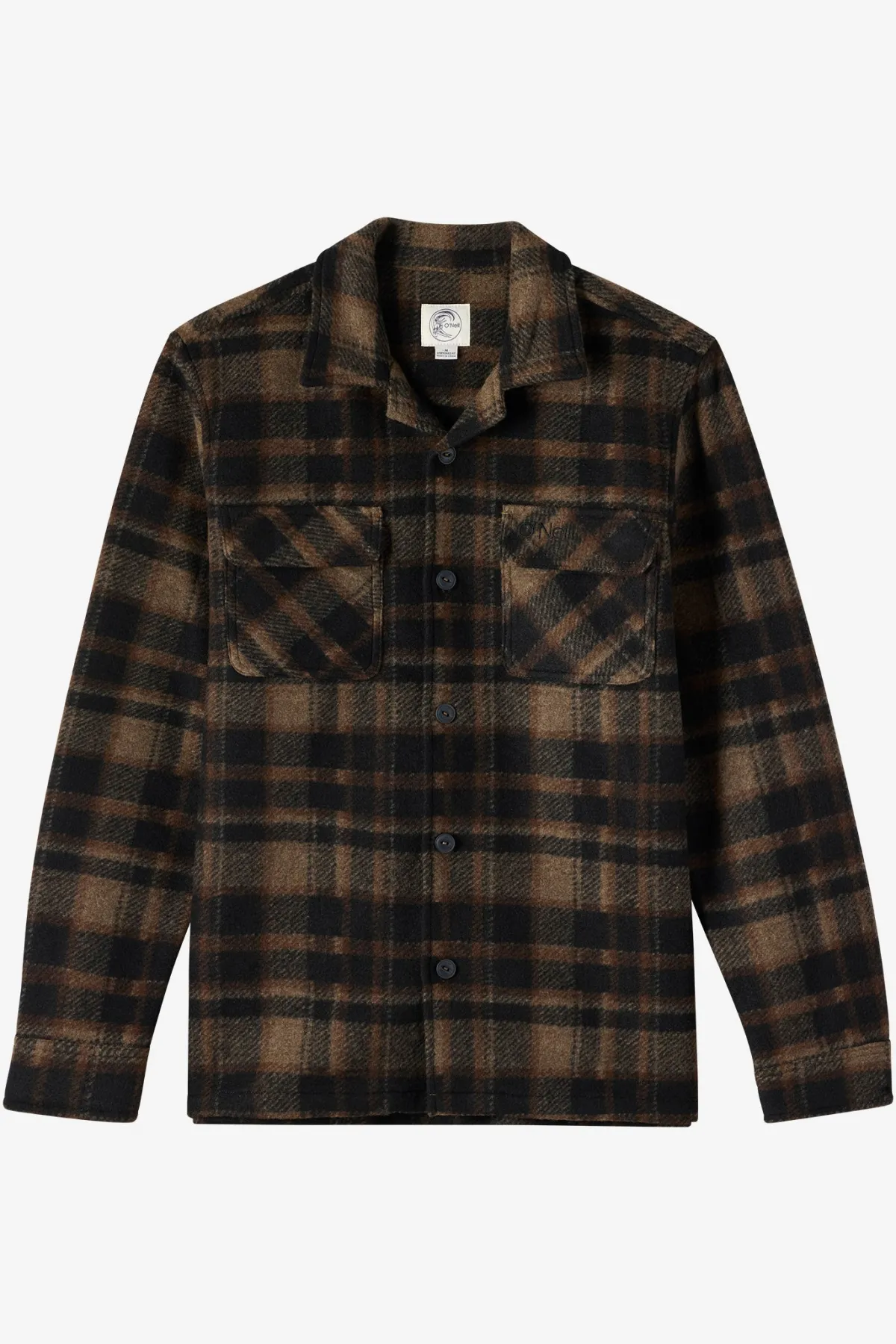 Shirts & Flannels^O'Neill O'Riginals Lux Overshirt Standard Fit Long Sleeve Shirt - | black