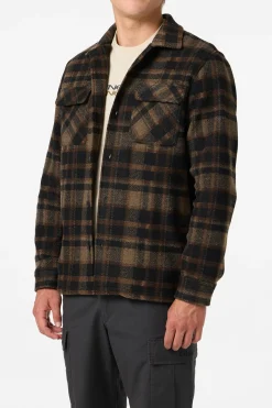 Shirts & Flannels^O'Neill O'Riginals Lux Overshirt Standard Fit Long Sleeve Shirt - | black