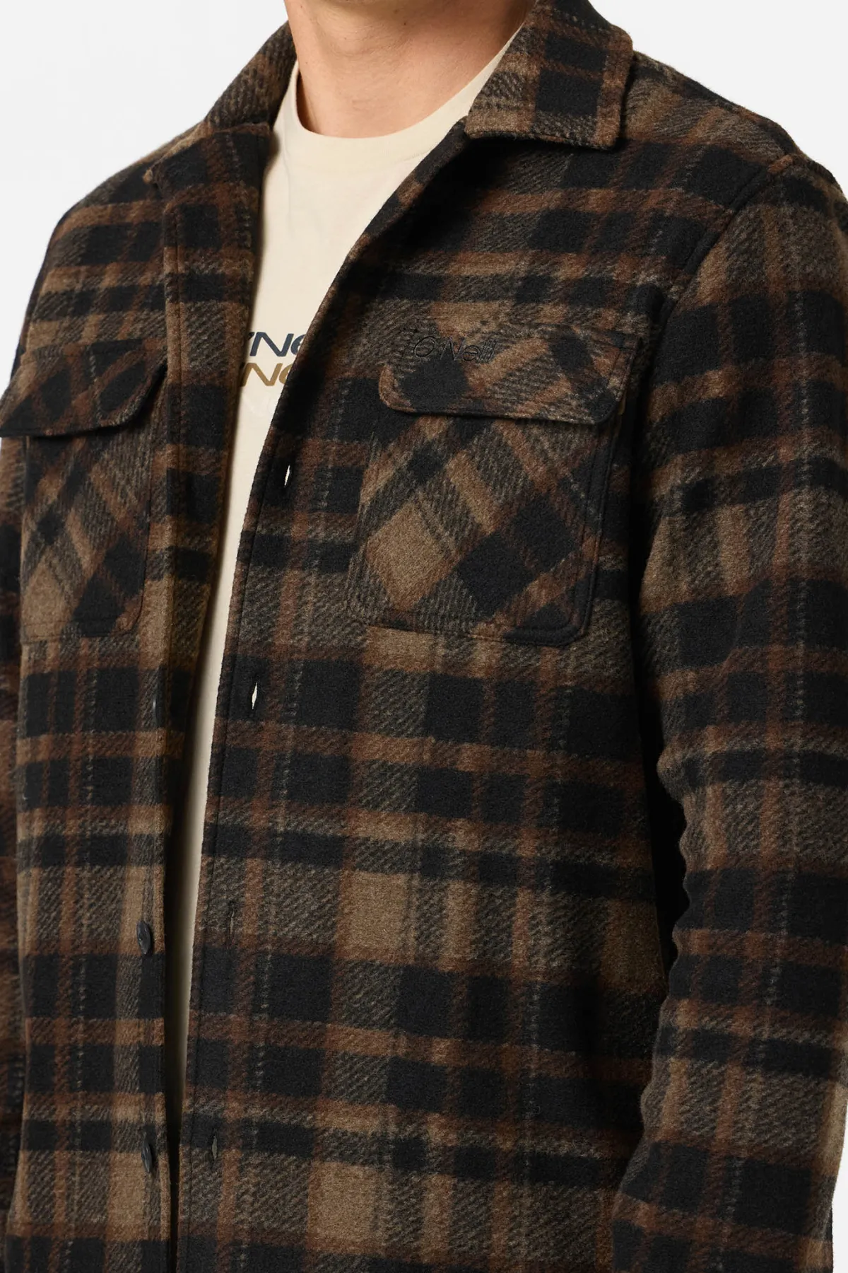 Shirts & Flannels^O'Neill O'Riginals Lux Overshirt Standard Fit Long Sleeve Shirt - | black