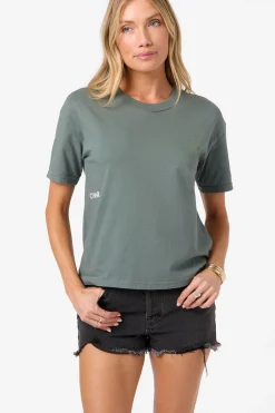 New Arrivals|Graphic Tees & Tanks^O'Neill O'Riginals Palms Away Easy Tee - | balsam green