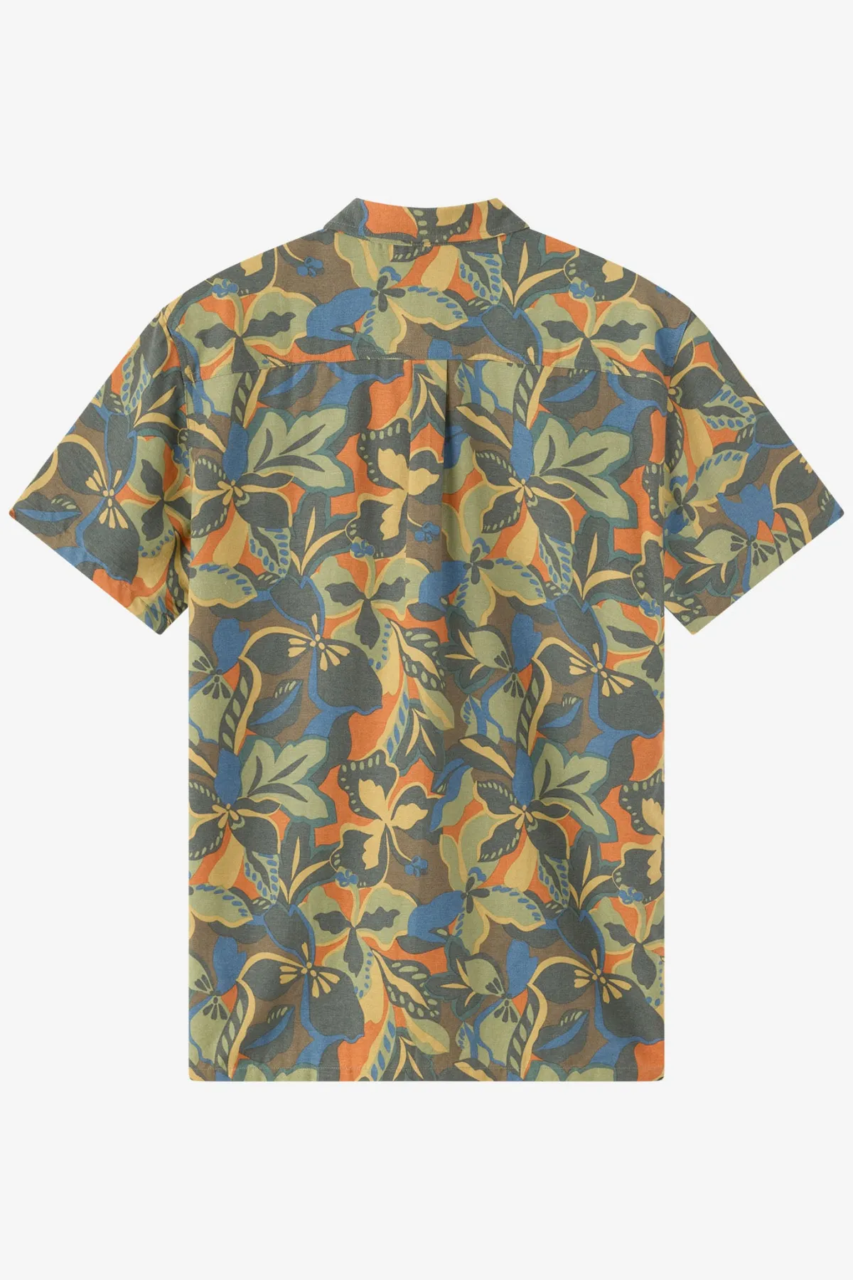 O'Riginals Collection|Shirts & Flannels^O'Neill O'Riginals Print Standard Wvn Shirt Standard Fit Shirt - | dark shadow