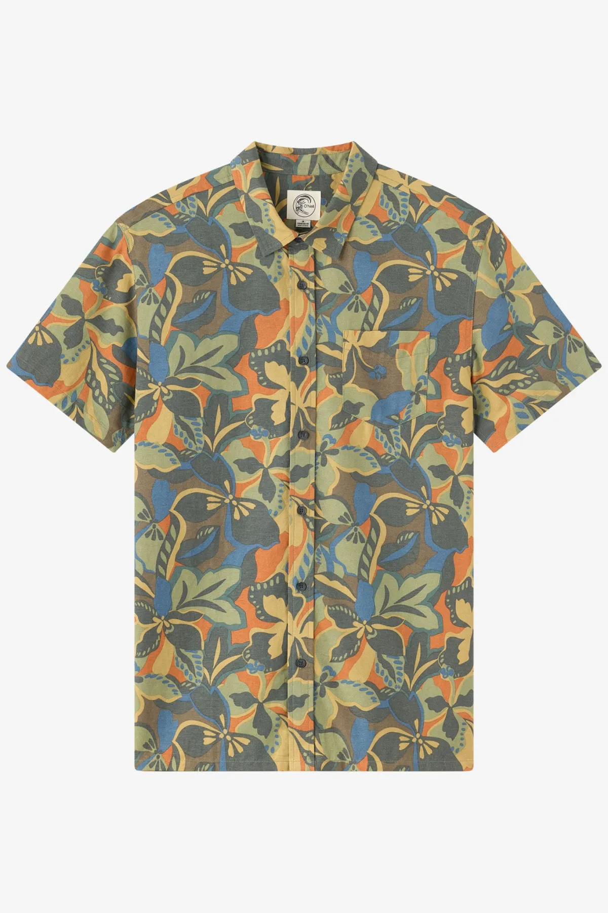 New Arrivals^O'Neill O'Riginals Print Standard Fit Shirt dark shadow