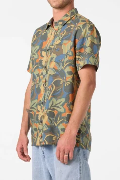 New Arrivals^O'Neill O'Riginals Print Standard Fit Shirt dark shadow