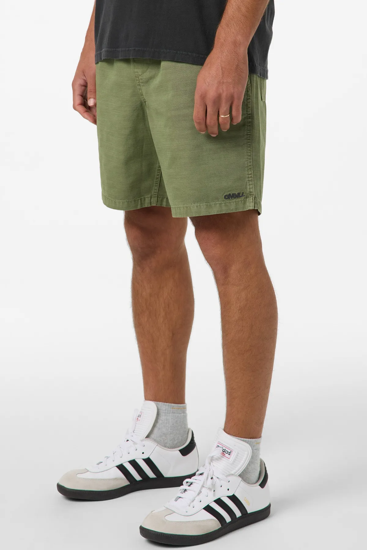 O'Riginals Collection|Shorts^O'Neill O'Riginals Shoreline Elastic Waist 18"'' Shorts - | oil green