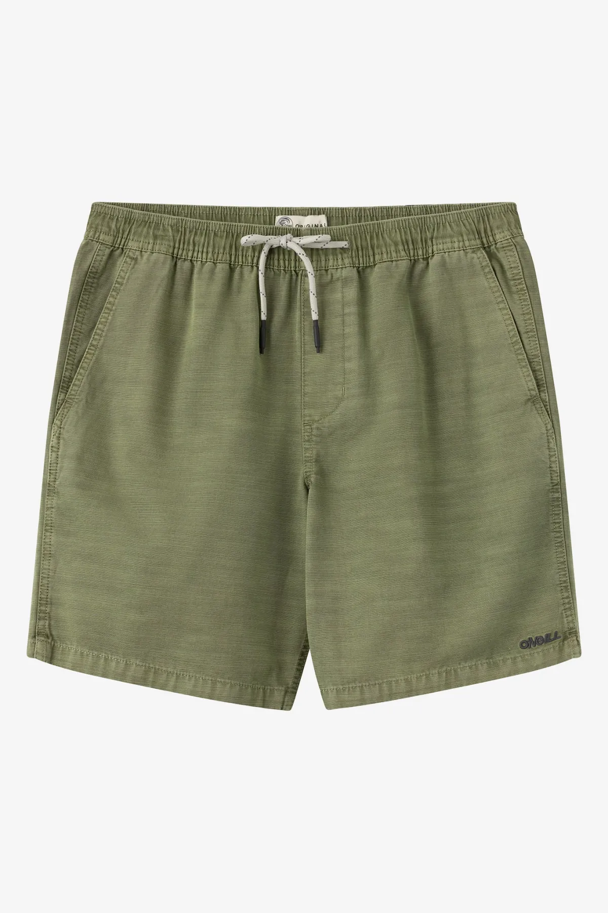 New Arrivals^O'Neill O'Riginals Shoreline Elastic Waist 18" Shorts oil green