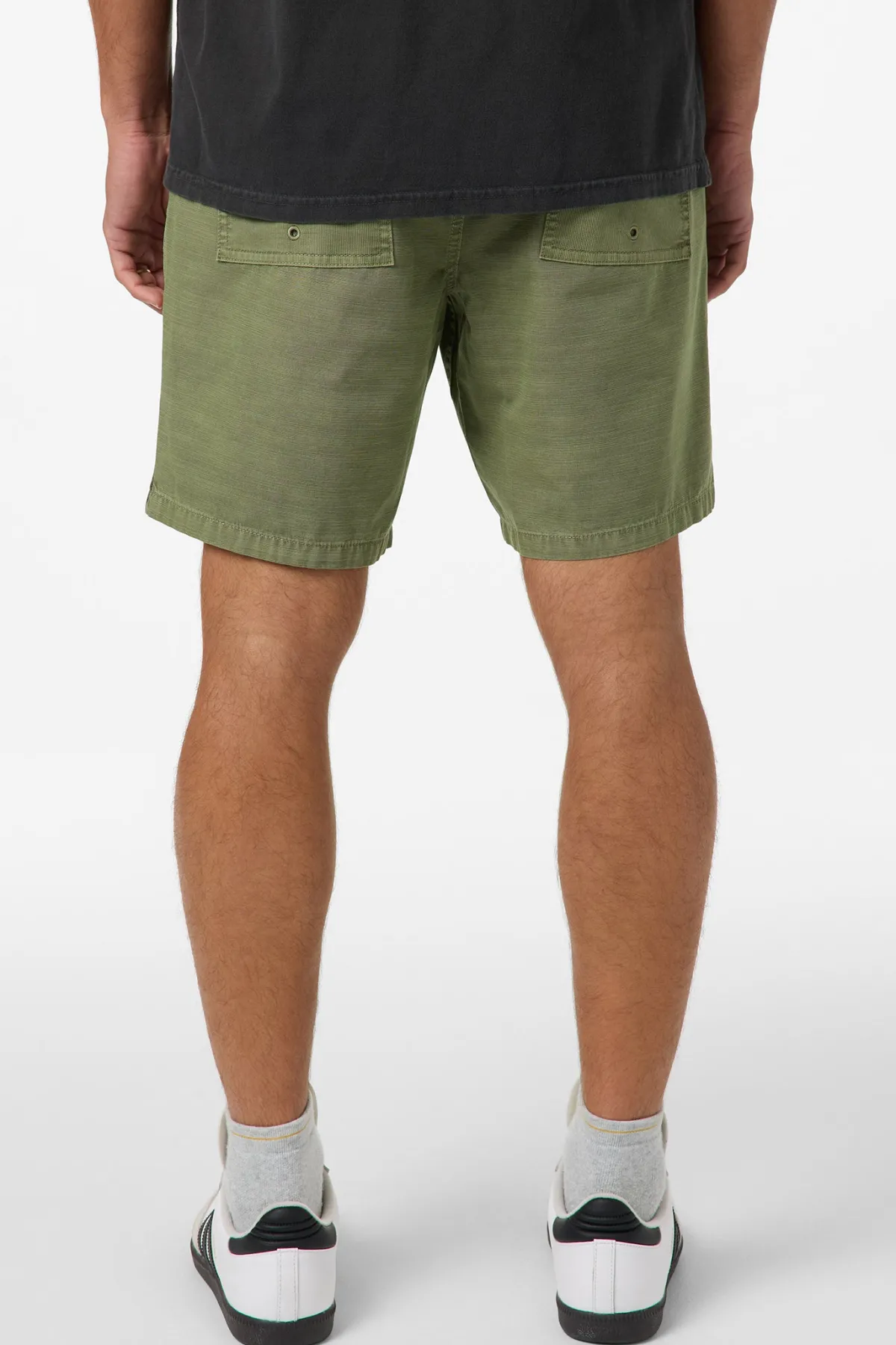 New Arrivals^O'Neill O'Riginals Shoreline Elastic Waist 18" Shorts oil green