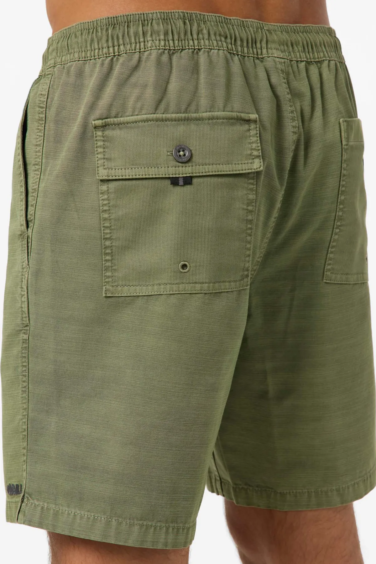New Arrivals^O'Neill O'Riginals Shoreline Elastic Waist 18" Shorts oil green