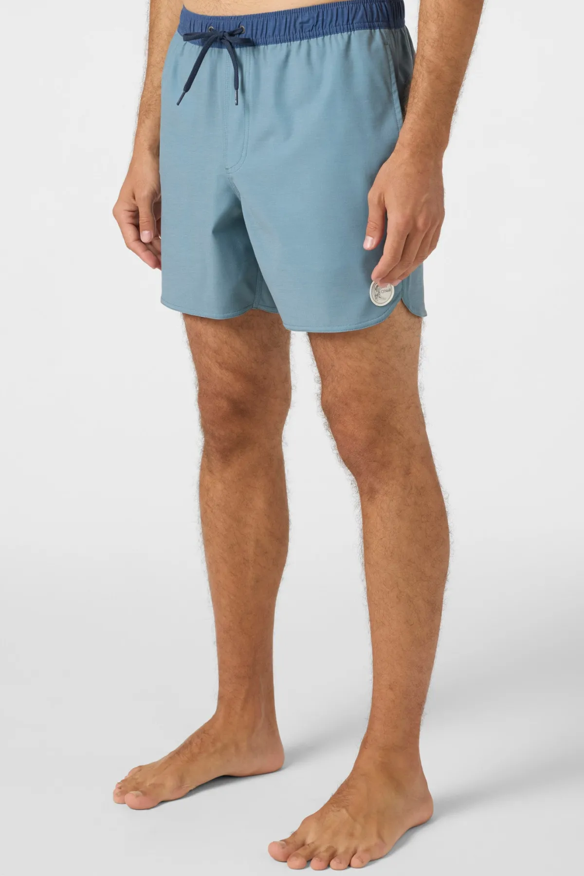 Short Length^O'Neill O'Riginals Solid Scallop 16" Swim Trunks Trunks - | stormy sea