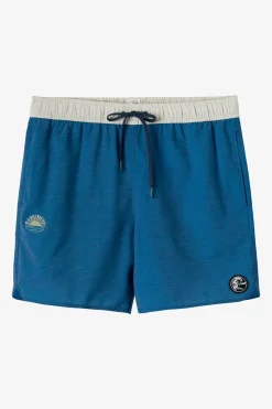 Short Length^O'Neill O'Riginals Solid Scallop Volley 16" Swim Trunks Trunks - | vn indigo