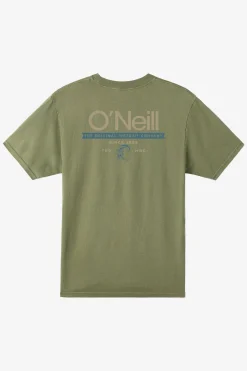 Tees & Tanks^O'Neill O'Riginals Wordmark Relaxed Fit Tee - | clover