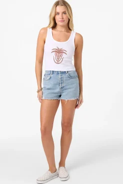 New Arrivals|Graphic Tees & Tanks^O'Neill Palm Sun Scoop Neck - | white