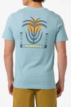 Tees & Tanks^O'Neill Palm Throne Classic Tee Standard Fit Tee - | stone blue