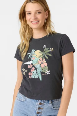 Graphic Tees & Tanks^O'Neill Parrot Drift Tee - | washed black