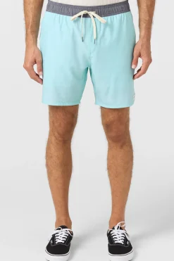 Shorts^O'Neill Perform Light Lined Elastic Waist 17" Hybrid Shorts - | pastel turquoise