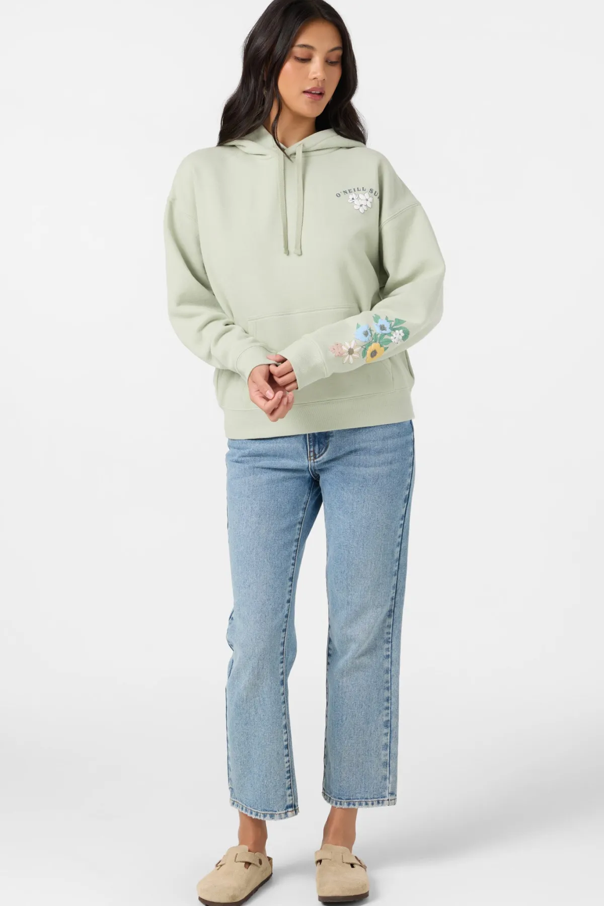 Sweaters, Hoodies & Fleece^O'Neill Petal Relaxed Hoodie Pullover Fleece - | desert sage
