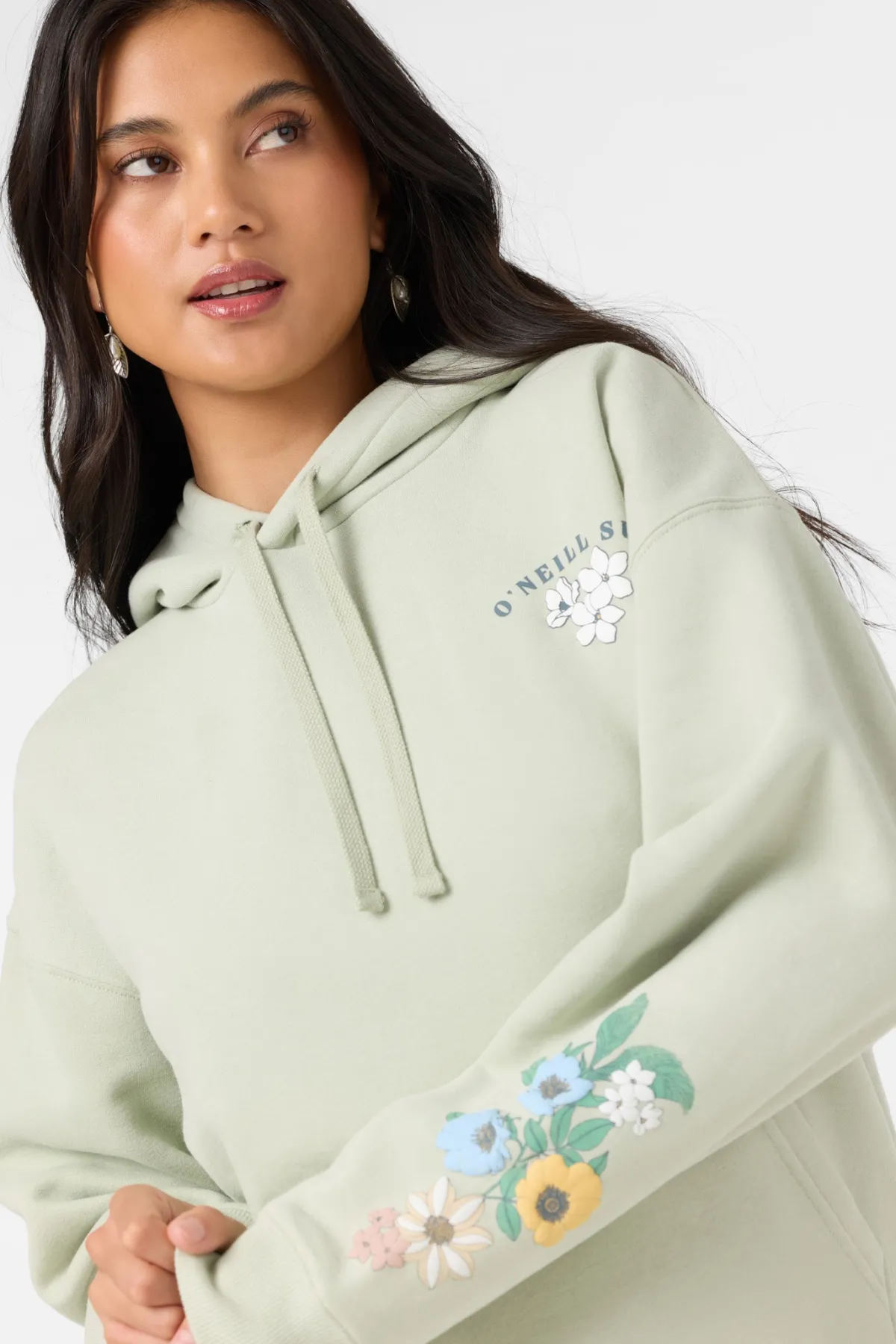 Sweaters, Hoodies & Fleece^O'Neill Petal Relaxed Hoodie Pullover Fleece - | desert sage
