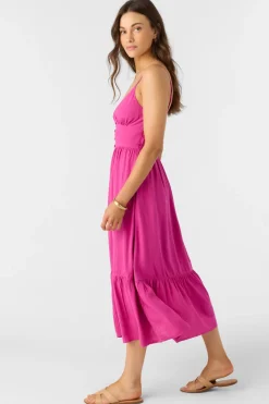 Dresses^O'Neill Pilar Midi Dress - | fuchsia