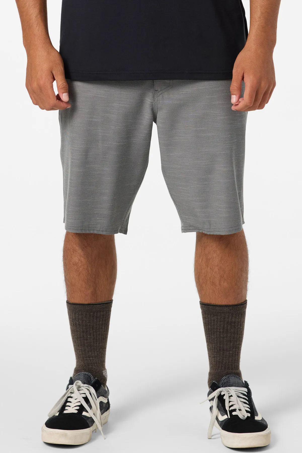 Shorts^O'Neill Portola Slub Check 20"'' Hybrid Shorts - | gargoyle