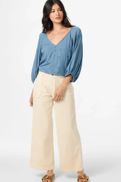 Tops^O'Neill Posie Top - | provincial blue