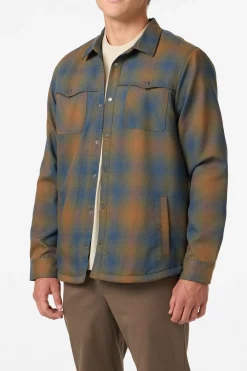 Jackets^O'Neill Ranchero Plaid Western Jacket - | army green