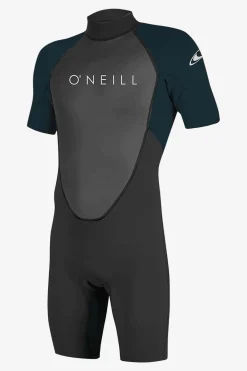 Spring Suits^O'Neill Reactor-2 2MM Back Zip Spring - Blk/slate |