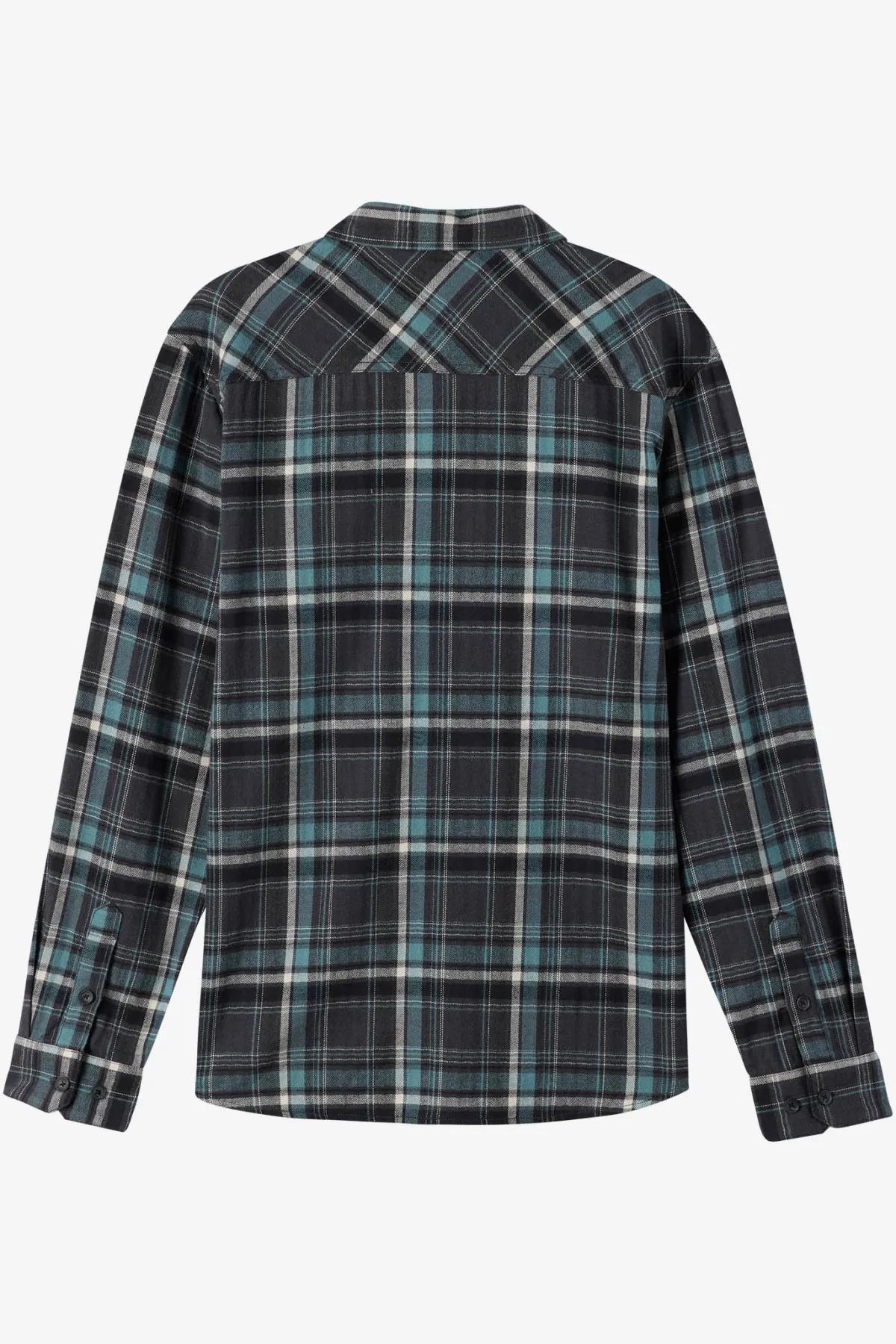 Shirts & Flannels^O'Neill Redmond Plaid Flannel Standard Fit Long Sleeve Shirt graphite