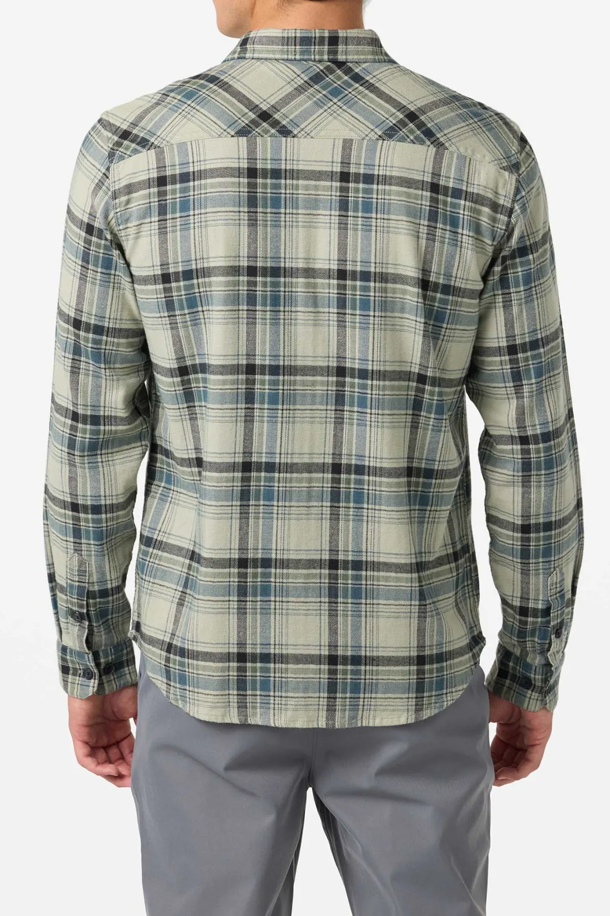 Shirts & Flannels^O'Neill Redmond Plaid Flannel Standard Fit Long Sleeve Shirt - | sage