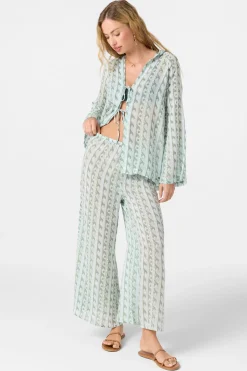 Swim Cover-Ups^O'Neill Regina Pant Printed - | starlight blue