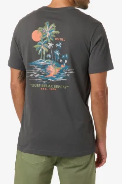 New Arrivals|Tees & Tanks^O'Neill Relax Classic Tee Standard Fit Tee - | dark shadow